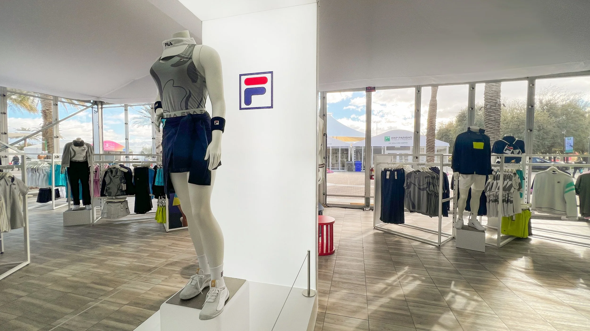 Fila BNP Paribas Open | Experience Innovative Design — HUXHUX